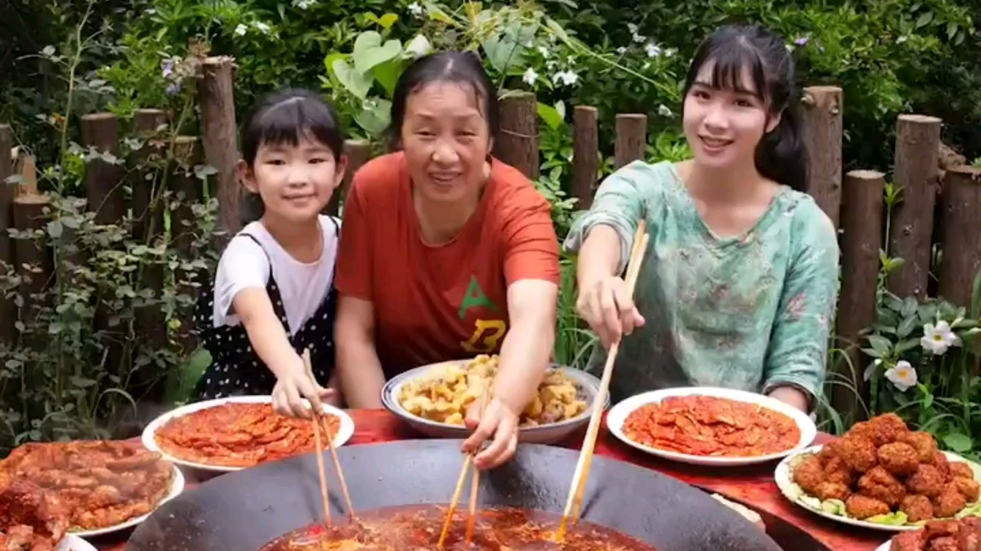 妈妈今天做火锅!